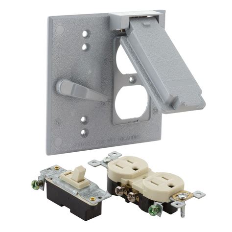 5 switch electrical box weatherproof|weatherproof toggle switch box cover.